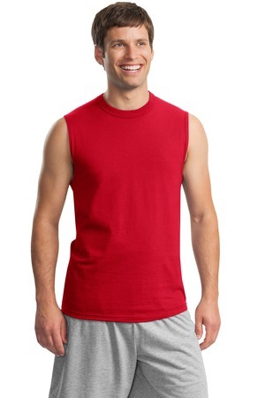 JERZEES - HiDensi-T 100% Cotton Sleeveless T-Shirt. 49M • Fitness Wear ...