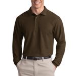 Port Authority - Long Sleeve Silk Touch Polo.  K500LS